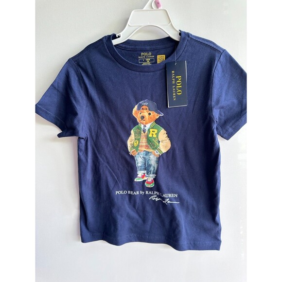 NWT Polo RALPH LAUREN BOYS BEAR SHIRT,  6,8   POLO BEAR T SHIRT JERSEY - Picture 3 of 7